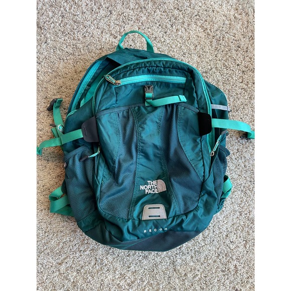 The North Face Handbags - THE NORTH FACE Recon Aqua Blue Backpack | Recon Hiking Backpack